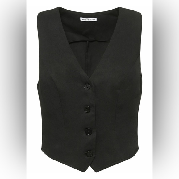 Reformation Devin Twill Vest - Picture 4 of 8